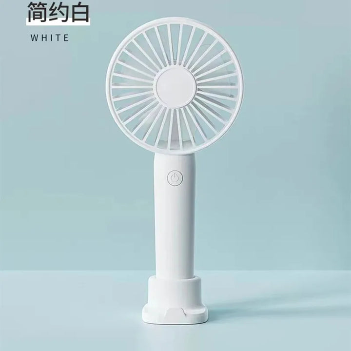 USB Rechargeable Mini Fan Portable Hand Fan Outdoor Air Cooler Table Fan Office Mute Charging Handheld Fan Ventilador